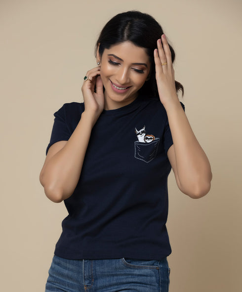 Lama And Lazy Sloth Printed Tshirt